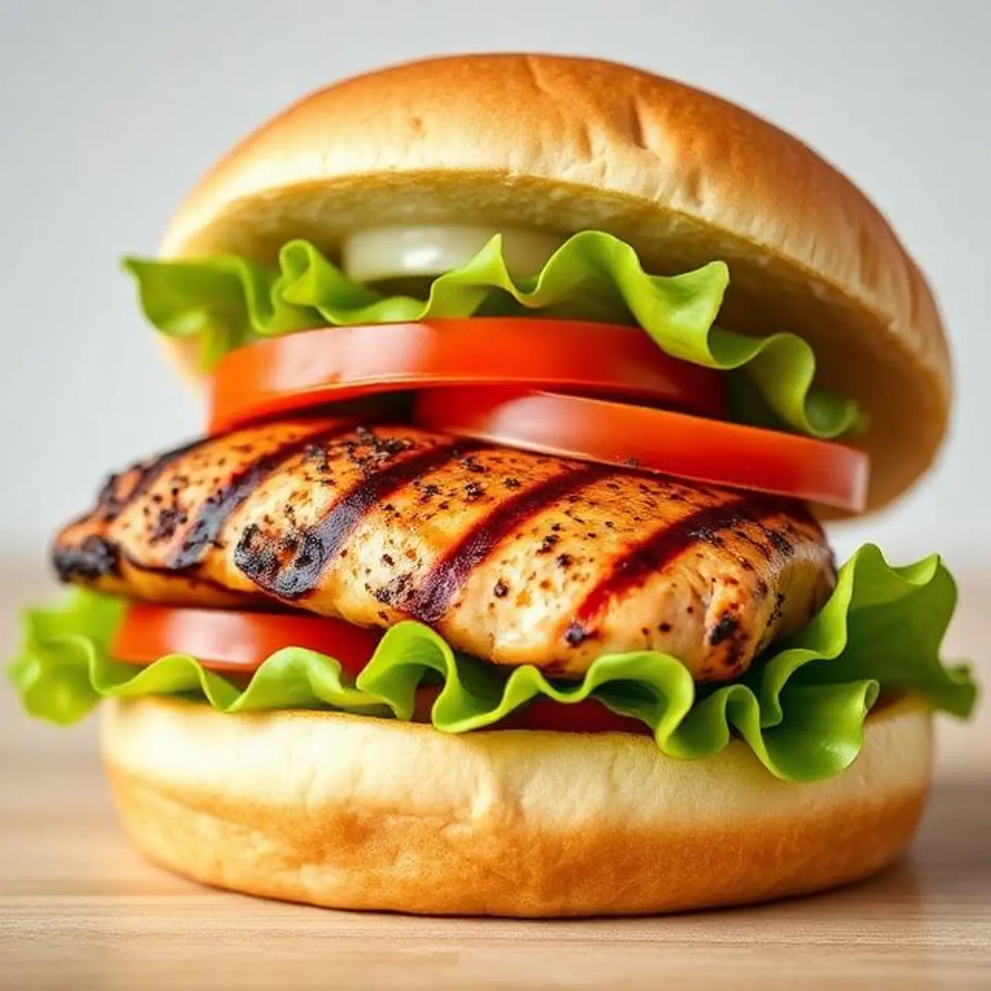 برجر الدجاج المشوي