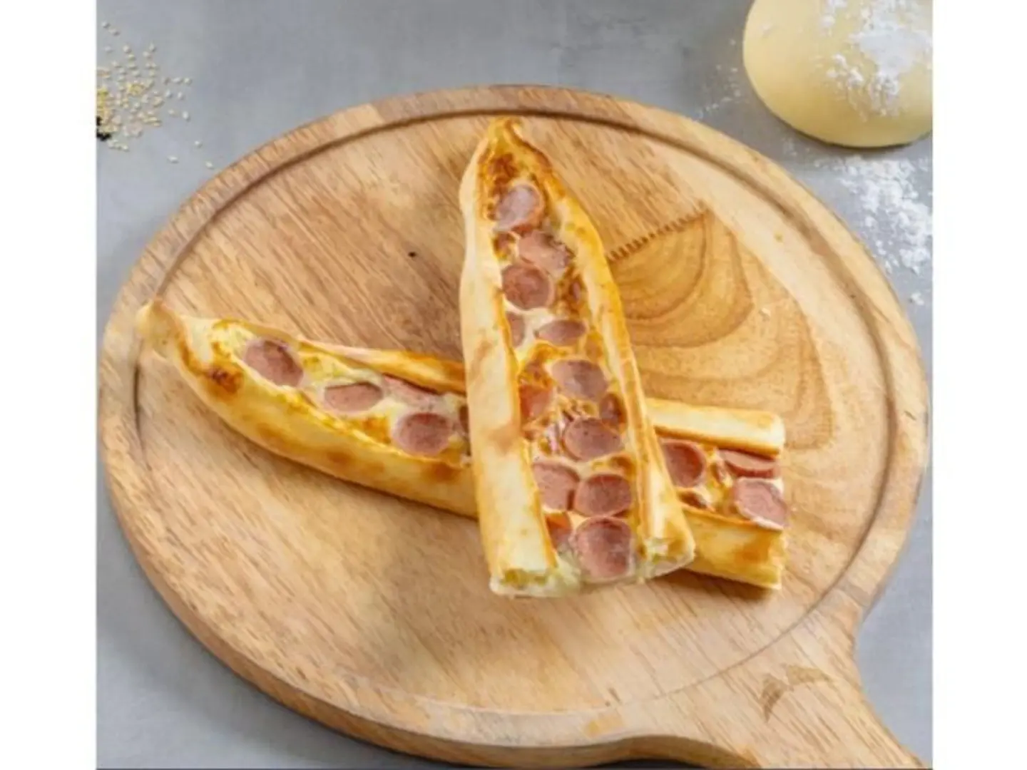 فطيرة بيض نقانق