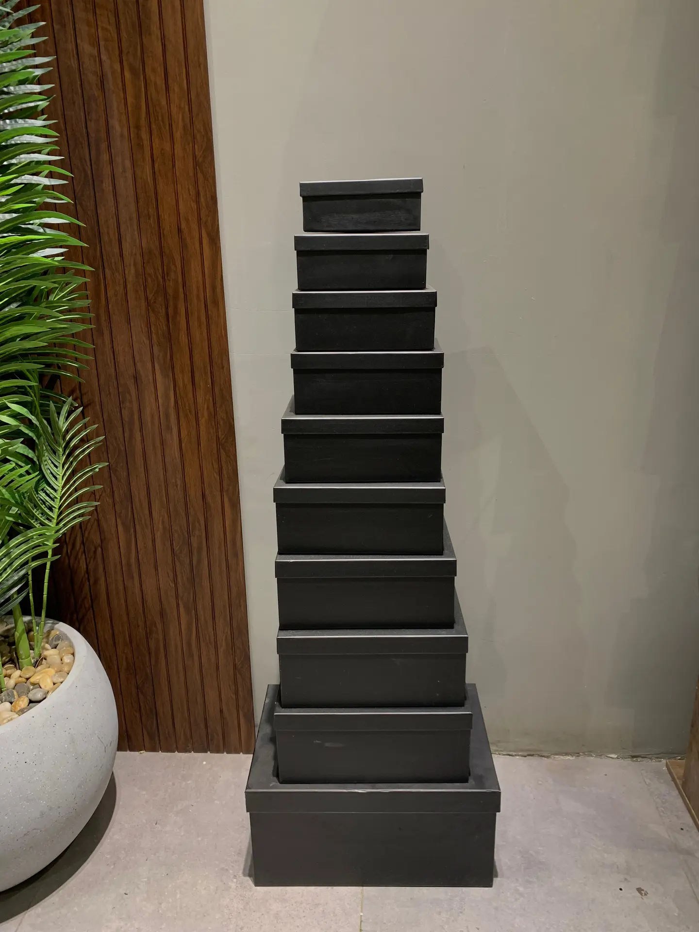 Black Cardboard Boxes