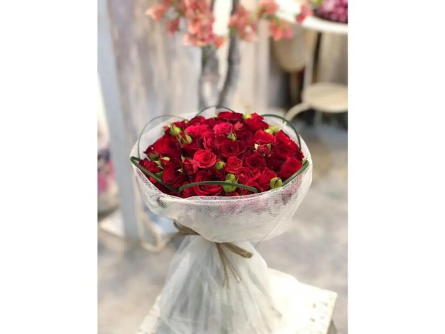 Baby Rose Red Bouquet