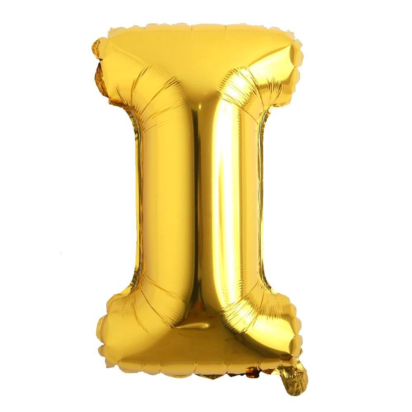 Golden Letter I Balloon