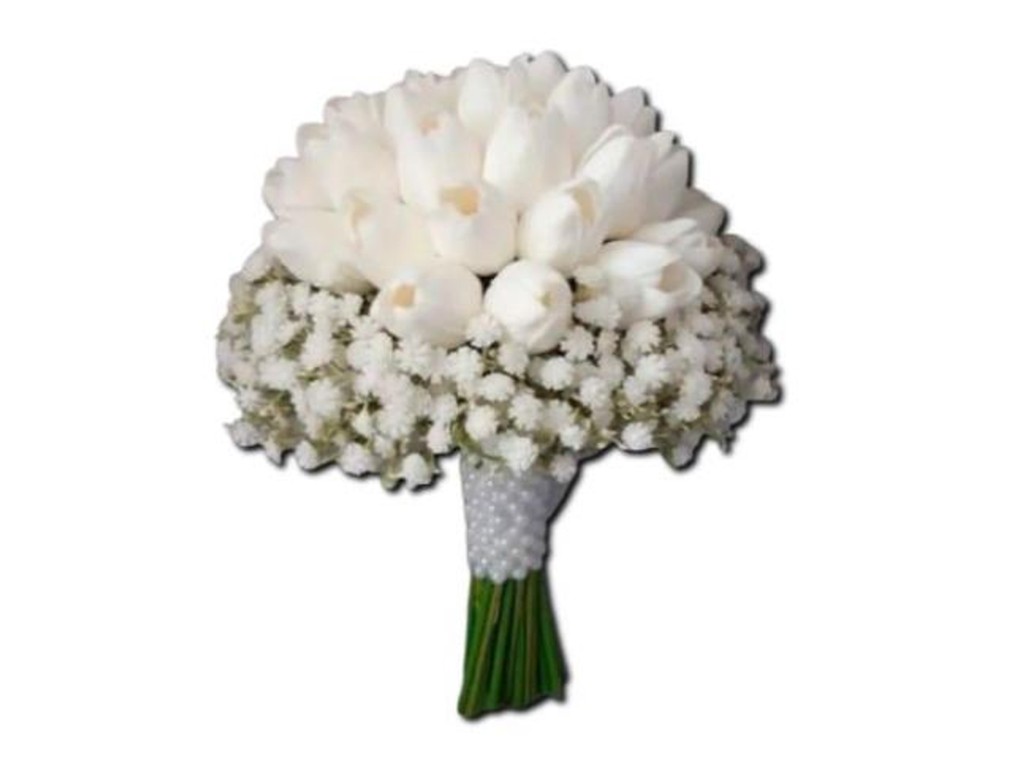 مسكة عروسة بالتوليب