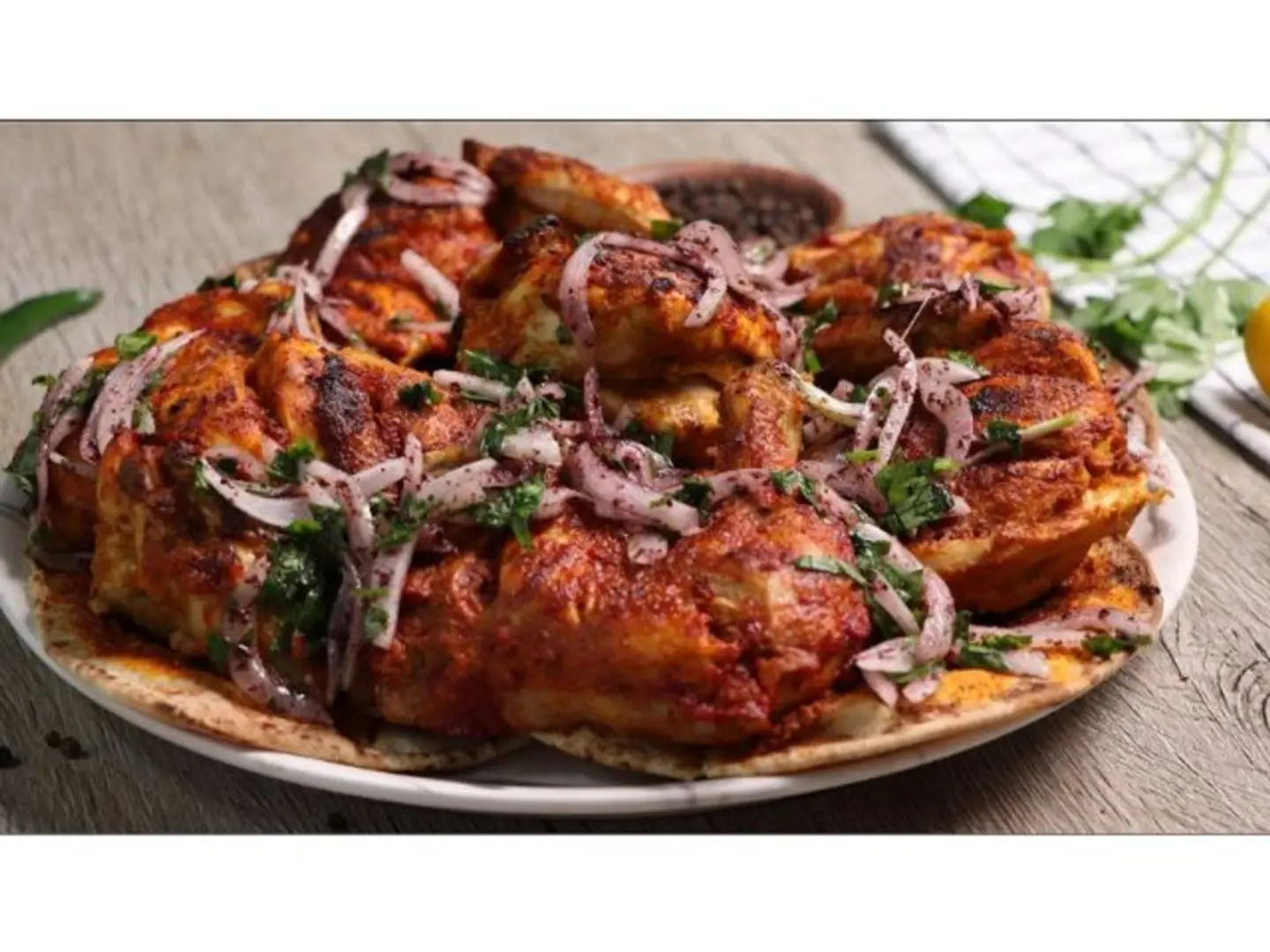 Grilled Chicken With Bread