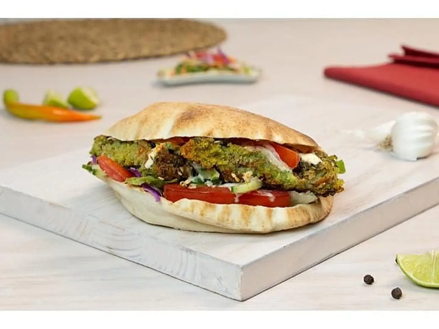 Stuffed Falafel Sandwich