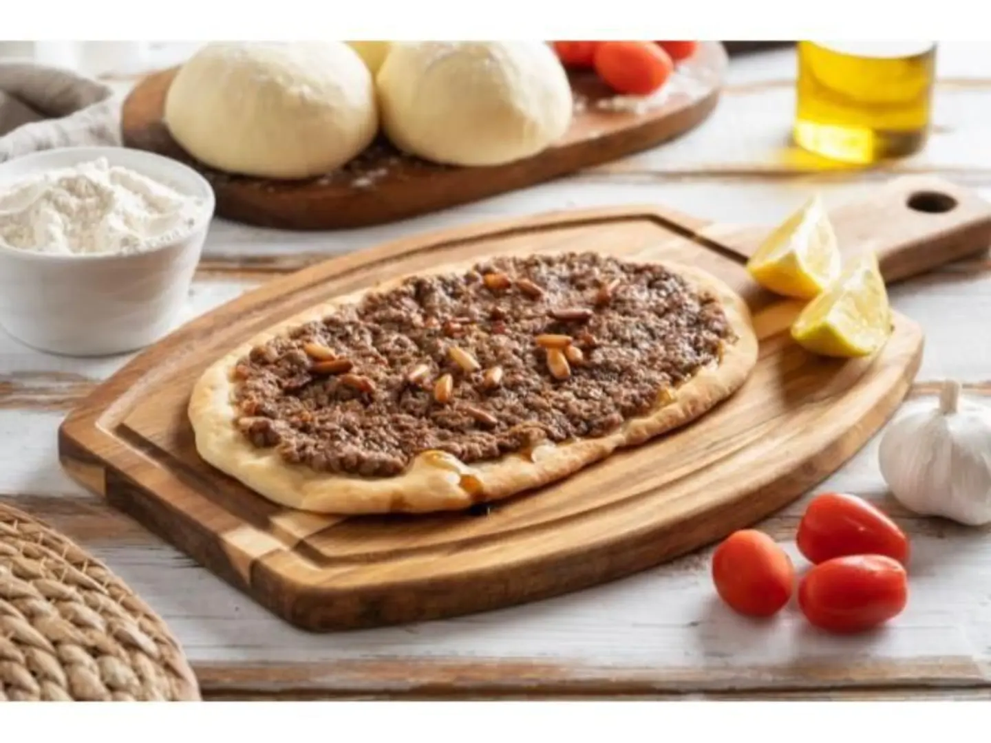 لحم بعجين