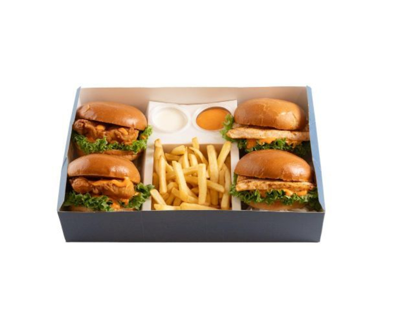 وجبة ٤ برجر سمك.