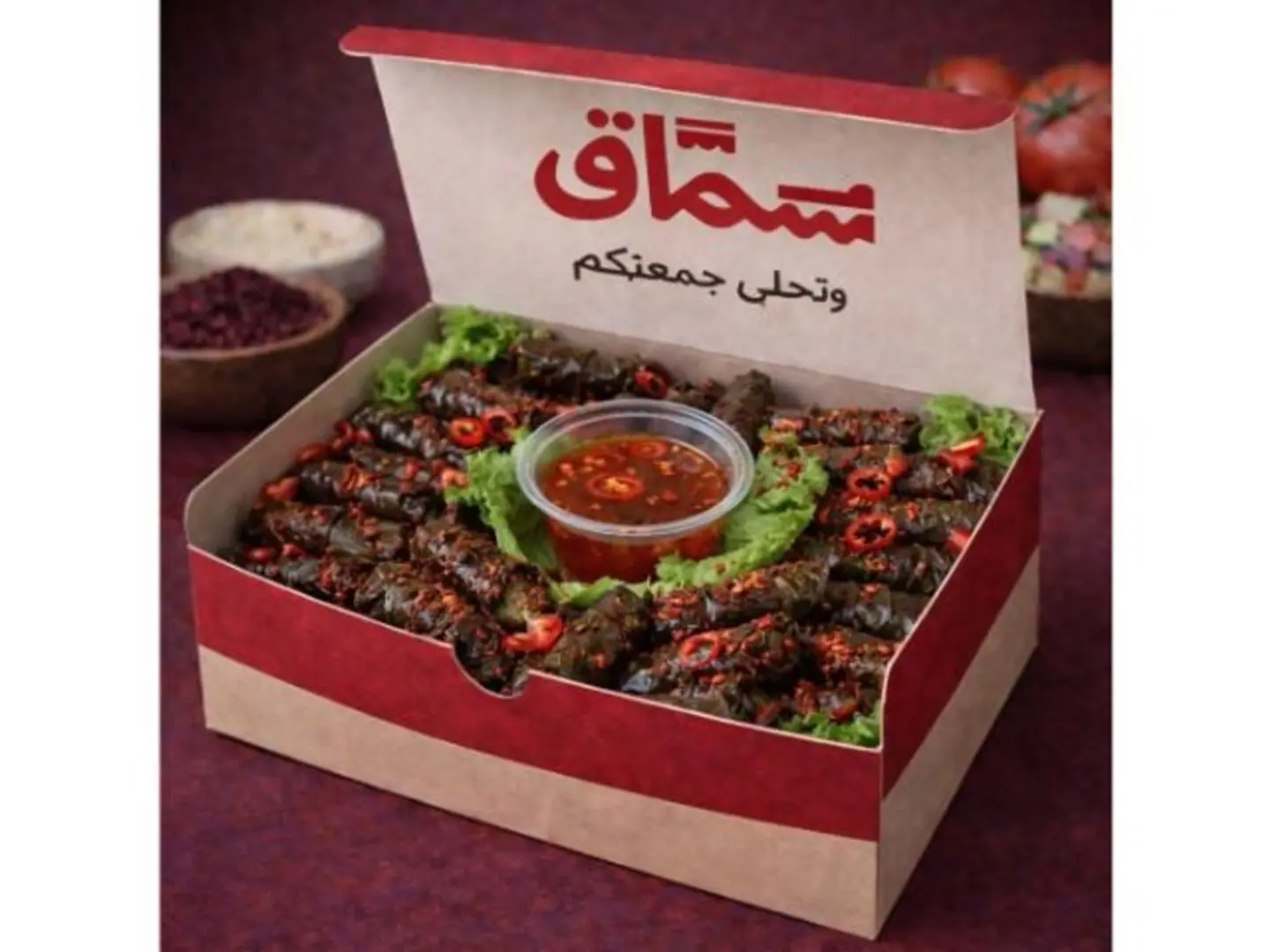 Spicy Stuffed Grape Leaves