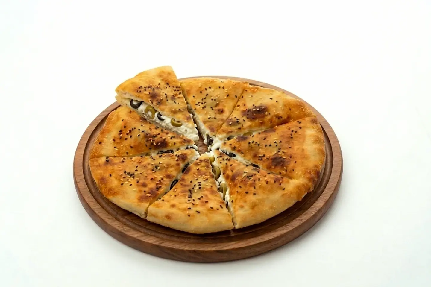 خبزة لبنه و زيتون