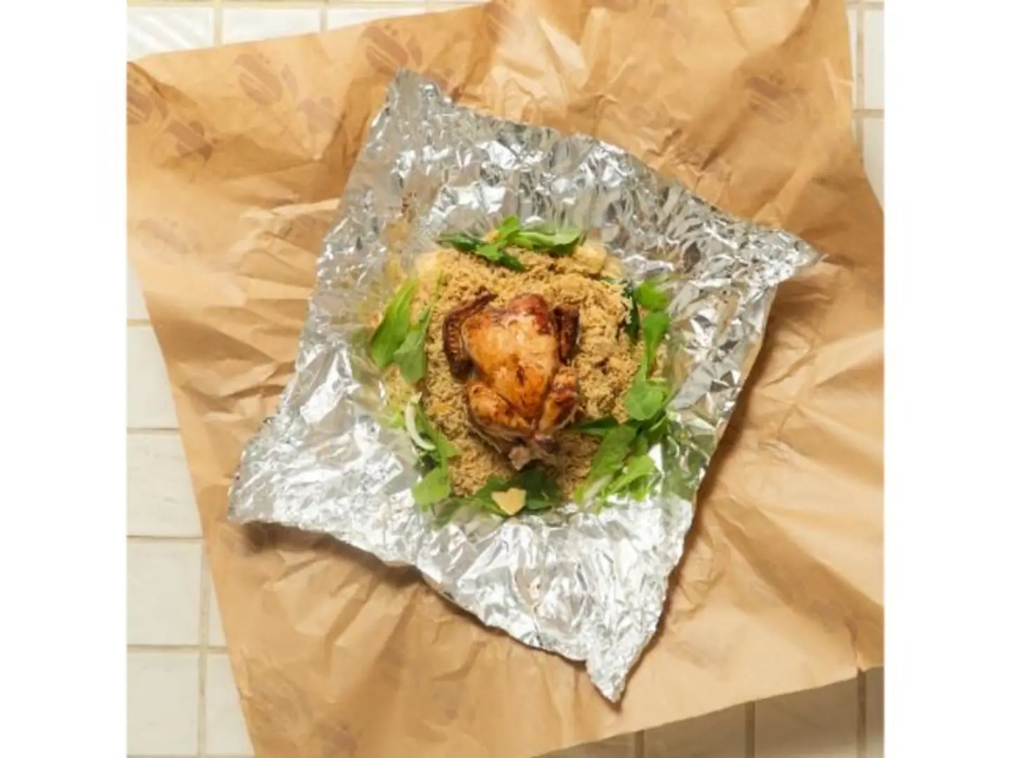 حبة شواية مع الرز