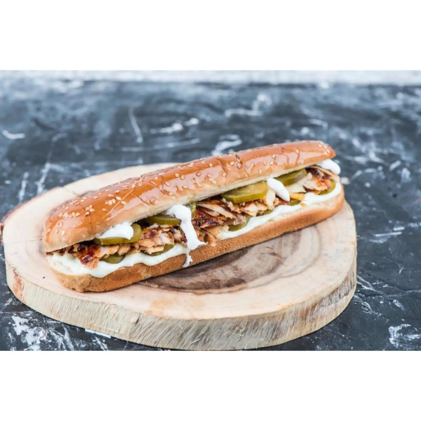 Chicken Shawarma Jumbo Bread