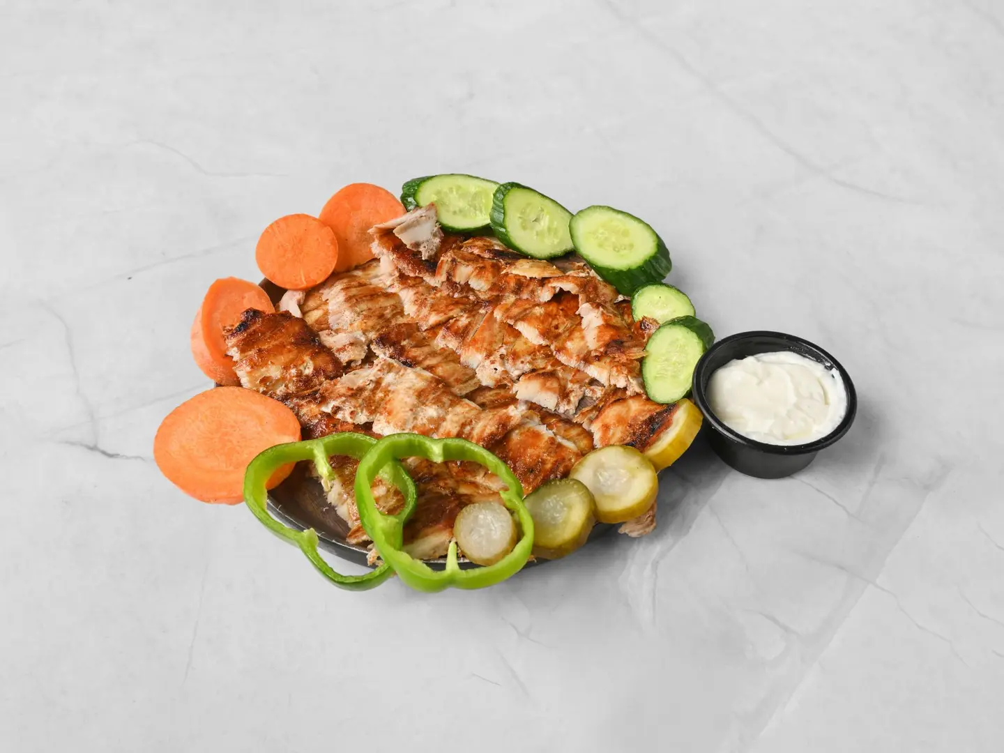 وجبة شاورما فرط