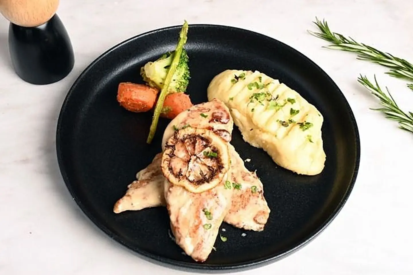 دجاج بالليمون