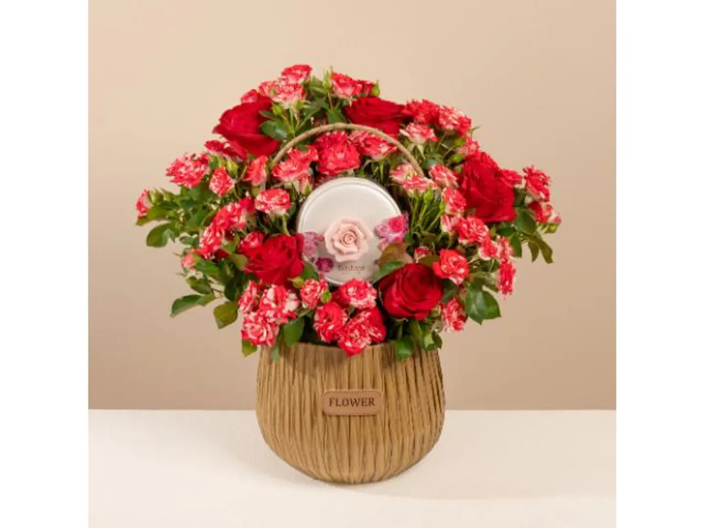 Overflowing Emotions Basket With Chocolate