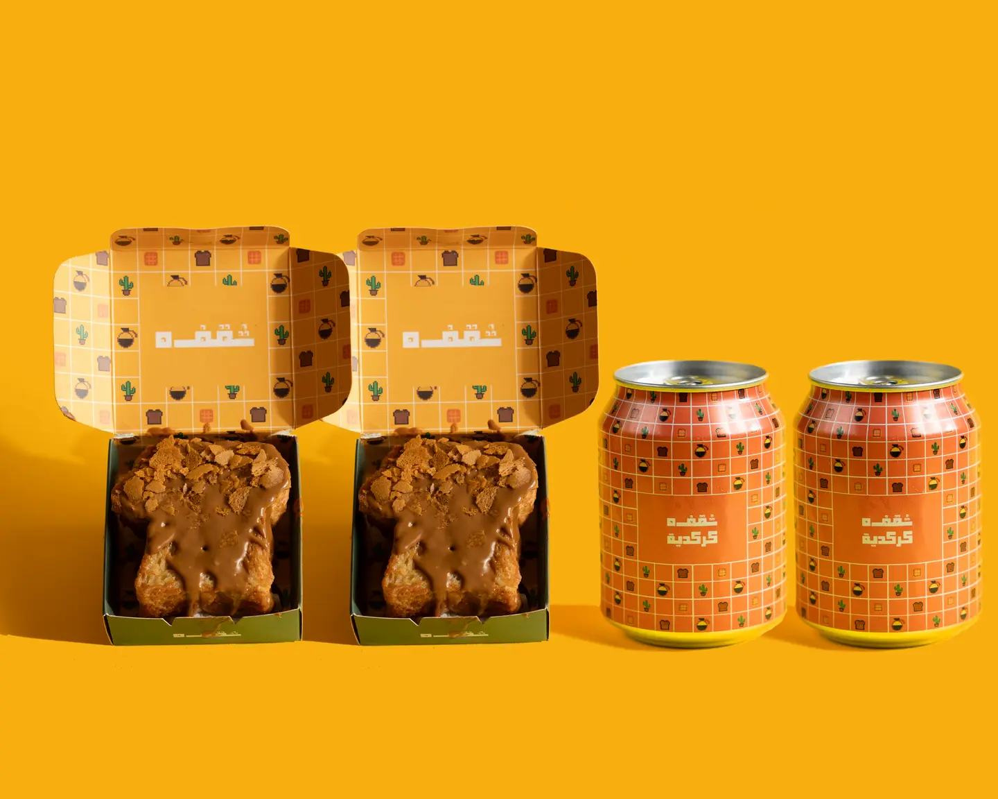 2 فرنش توست + 2 كركديه باو