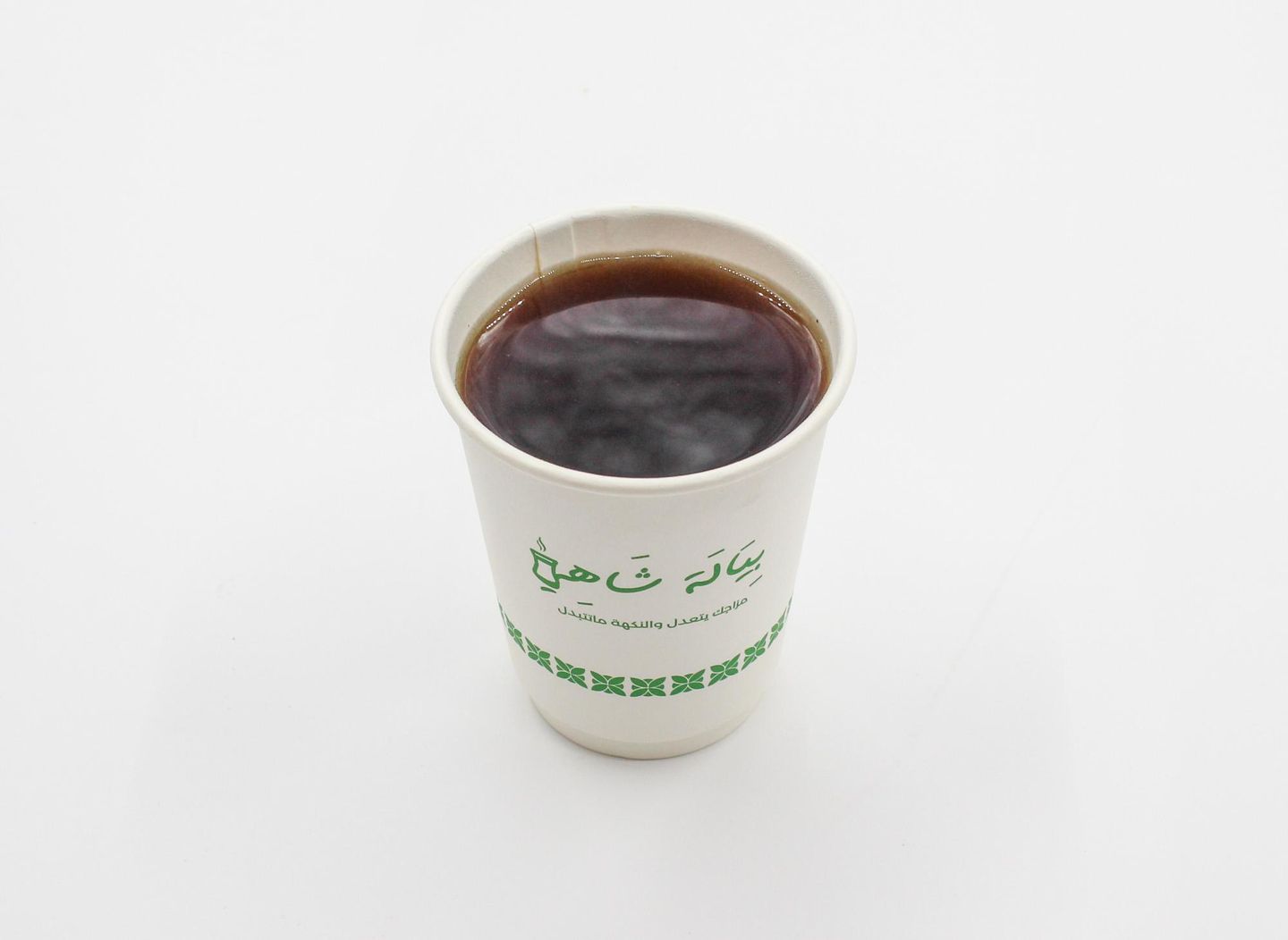 كوب شاي ورق