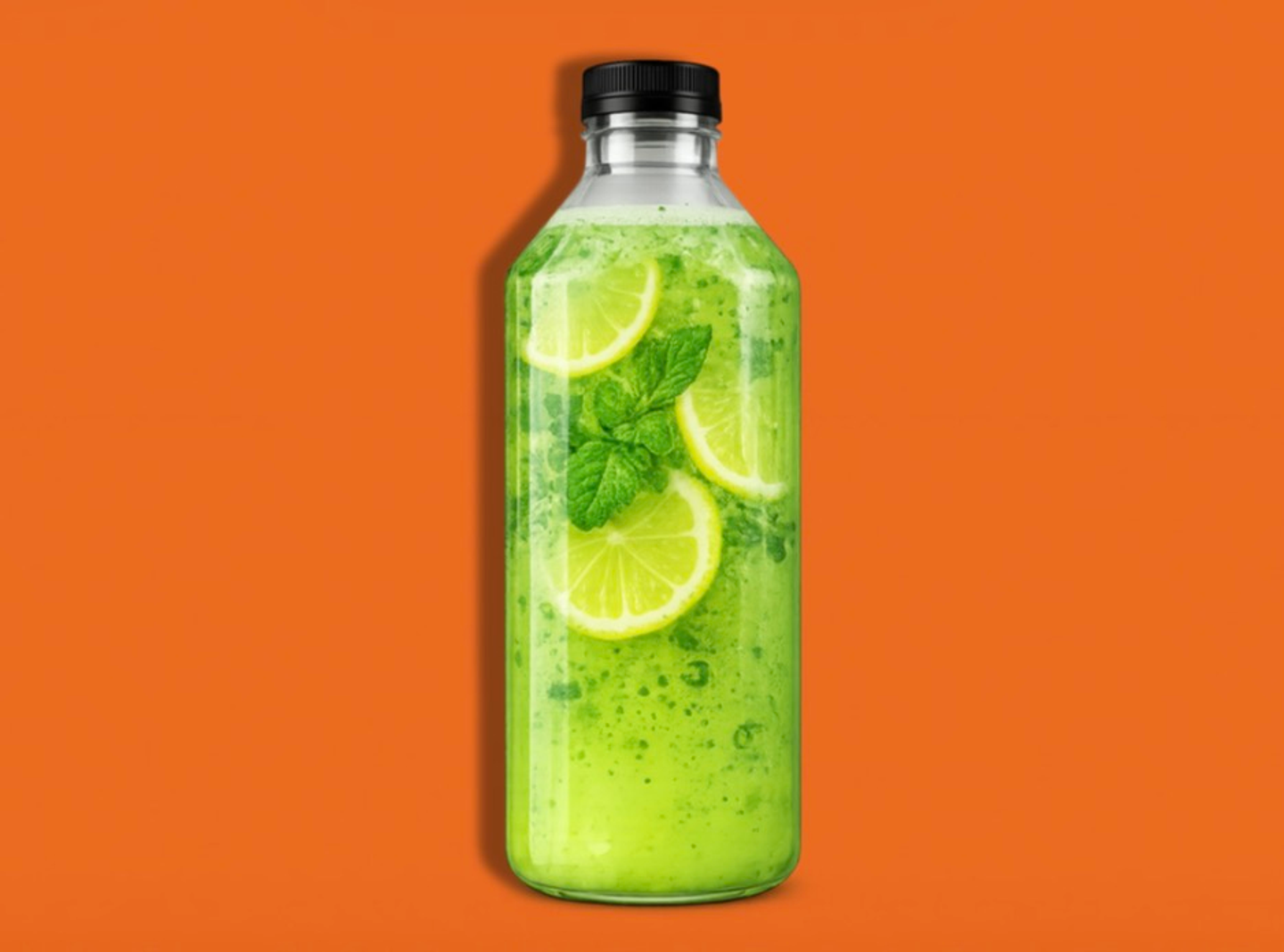 عصير ليمون بالنعناع  - لتر