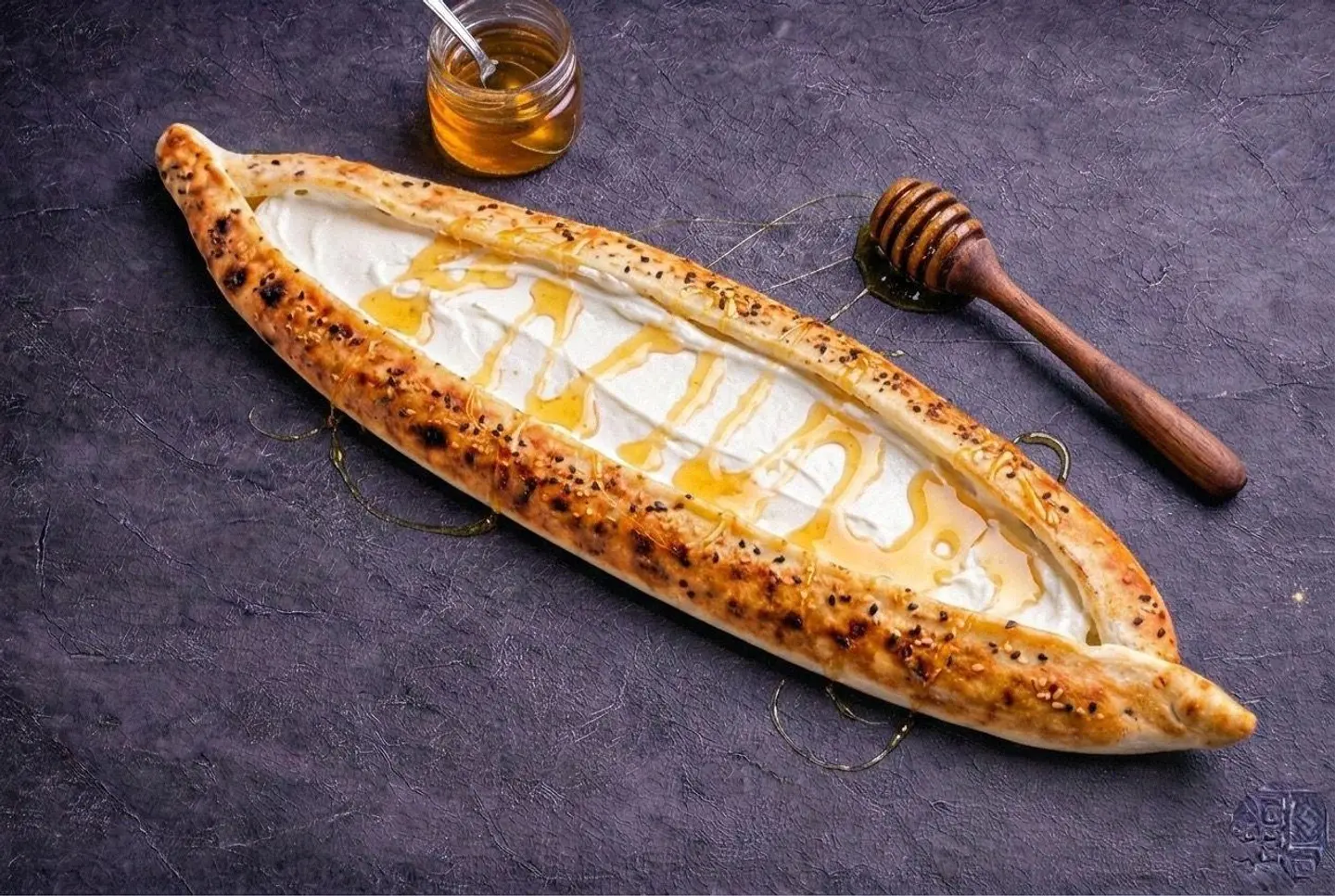 Labneh With Honey Pie