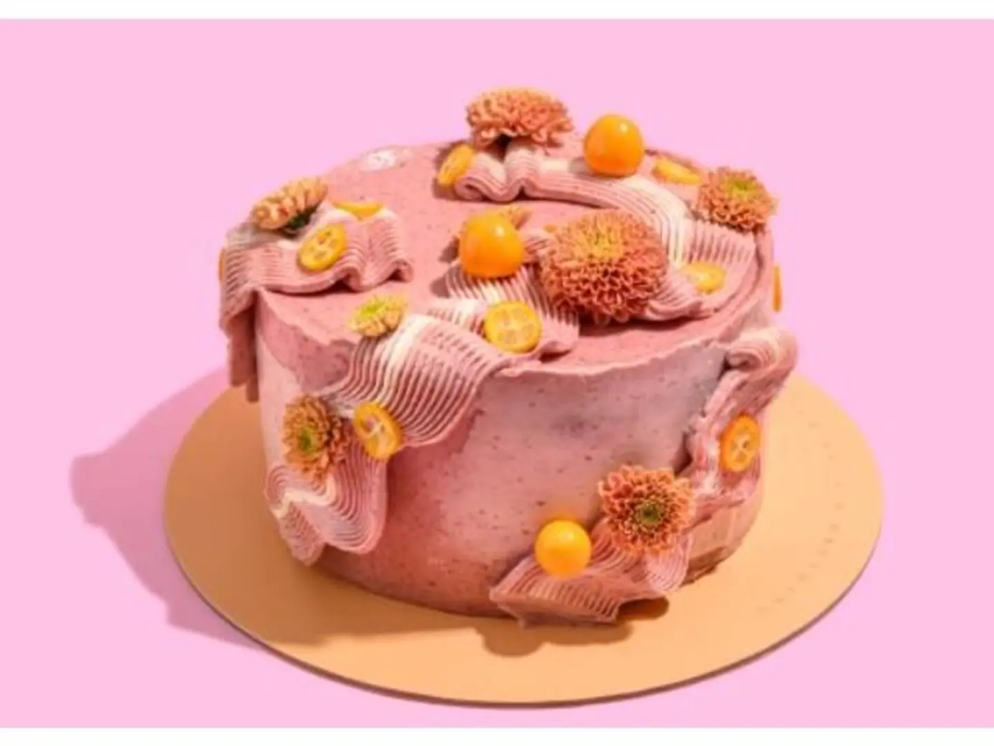 كيكة الفانيلا تشيري كبير