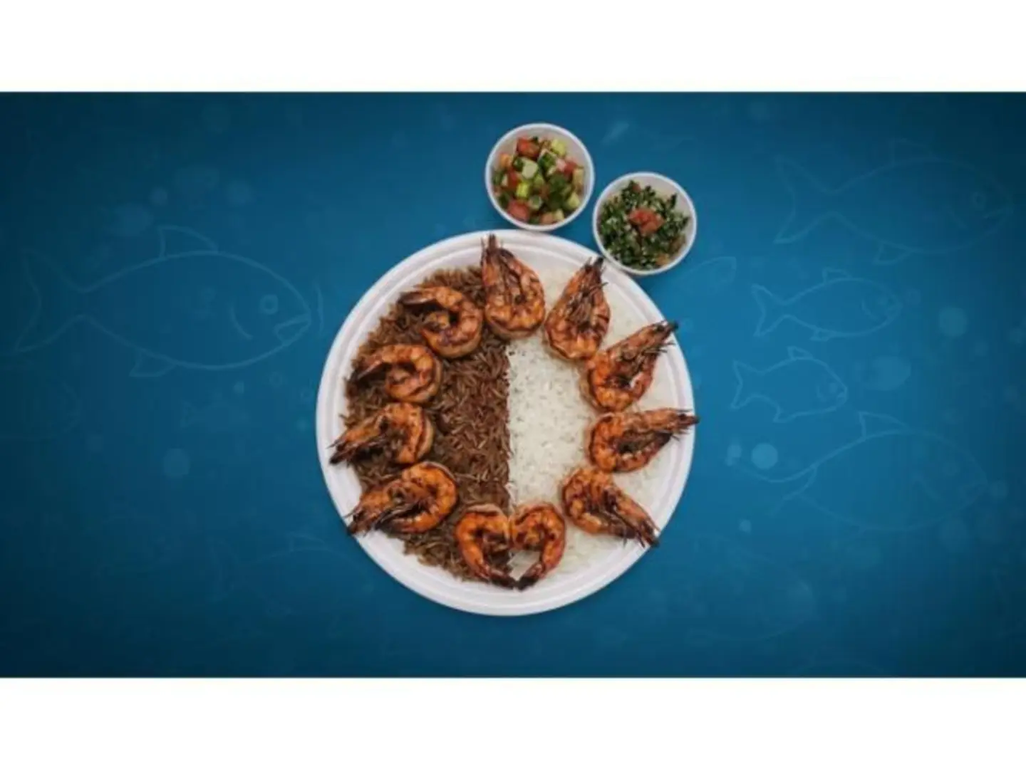 وجبة جمبرى مشوي