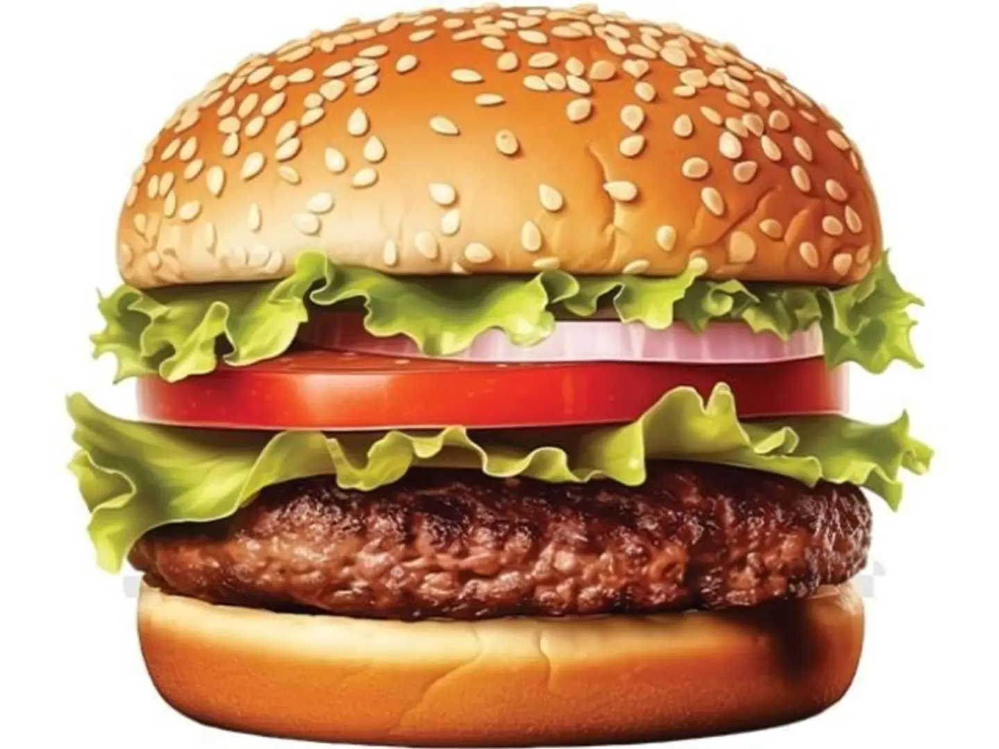 ساندوتش برجر لحم