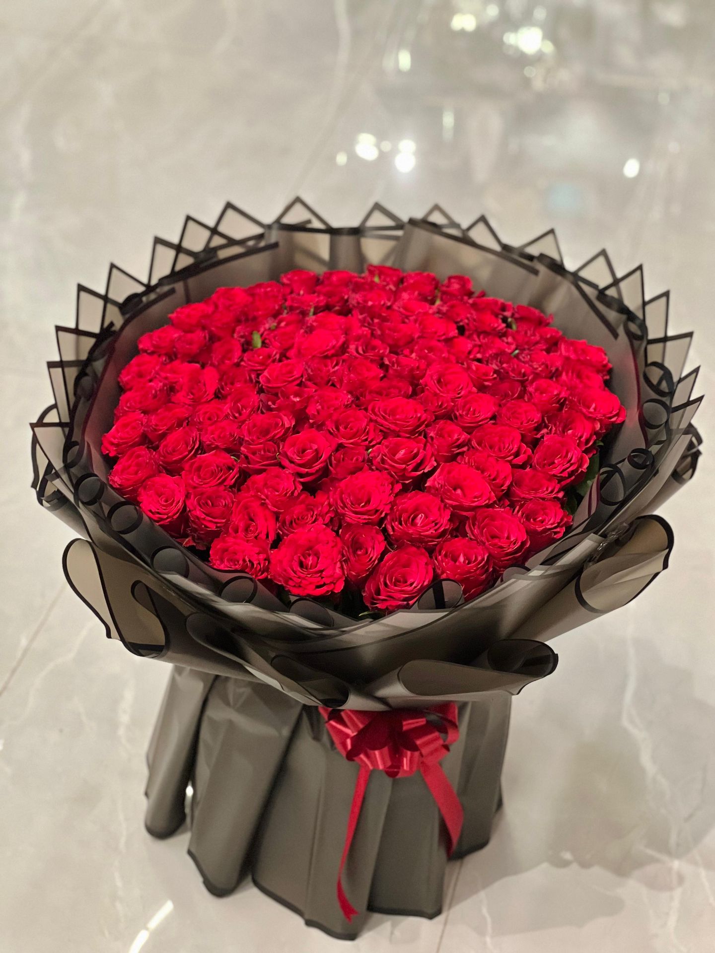 بوكيه ورد - باقة ألوان العاطفة
