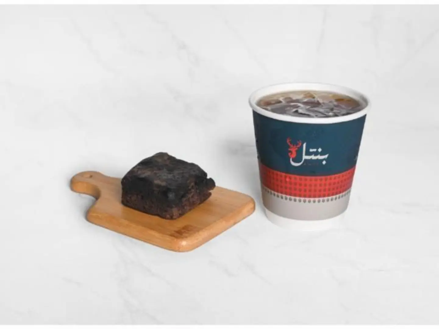 Small Cold Coffee Of The Day + Brownies