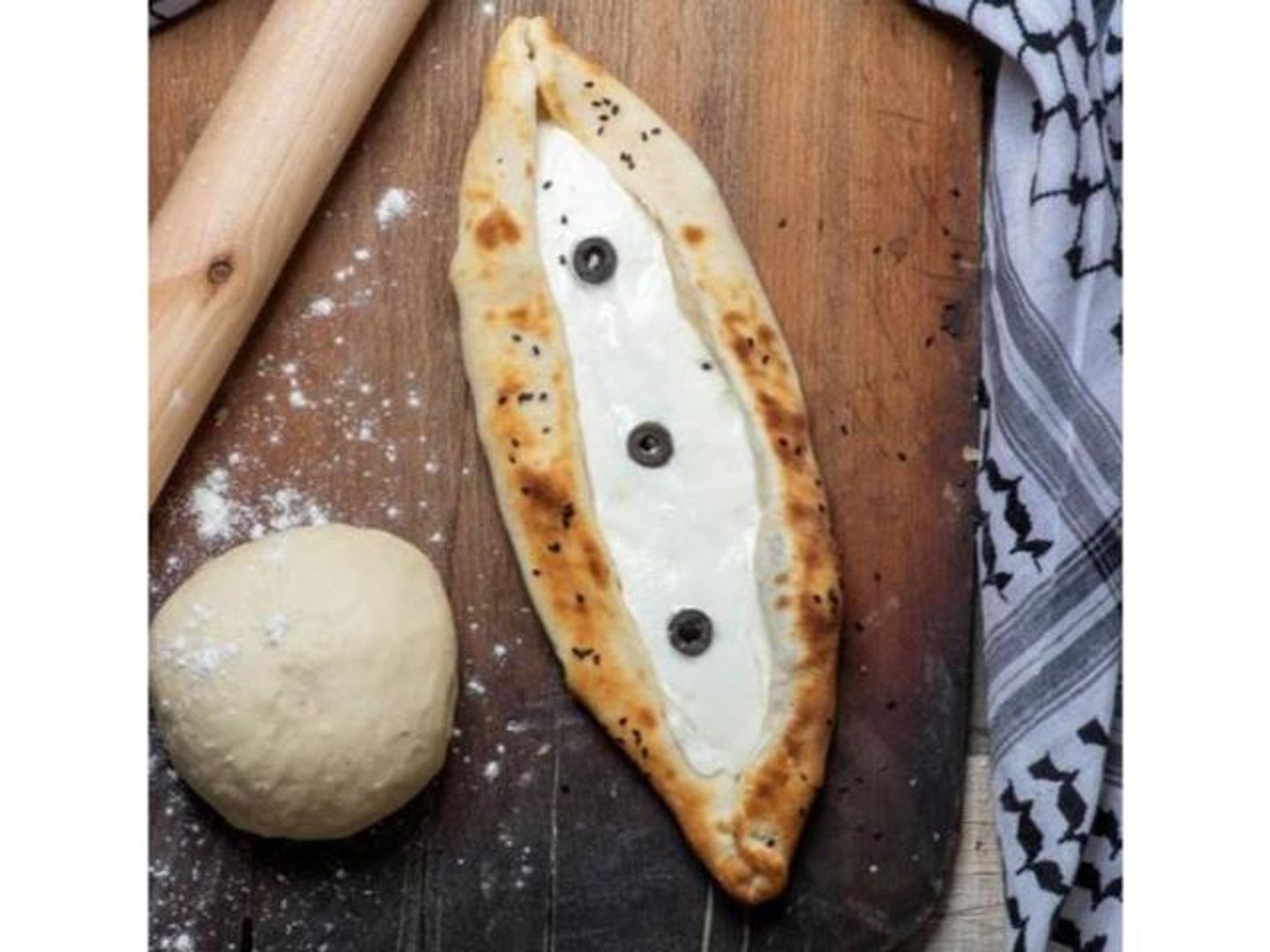 Labneh And Olives Pie