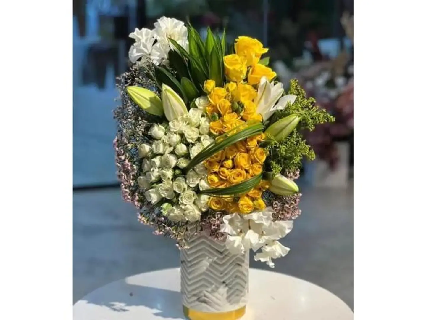 Mixed Flower Vase