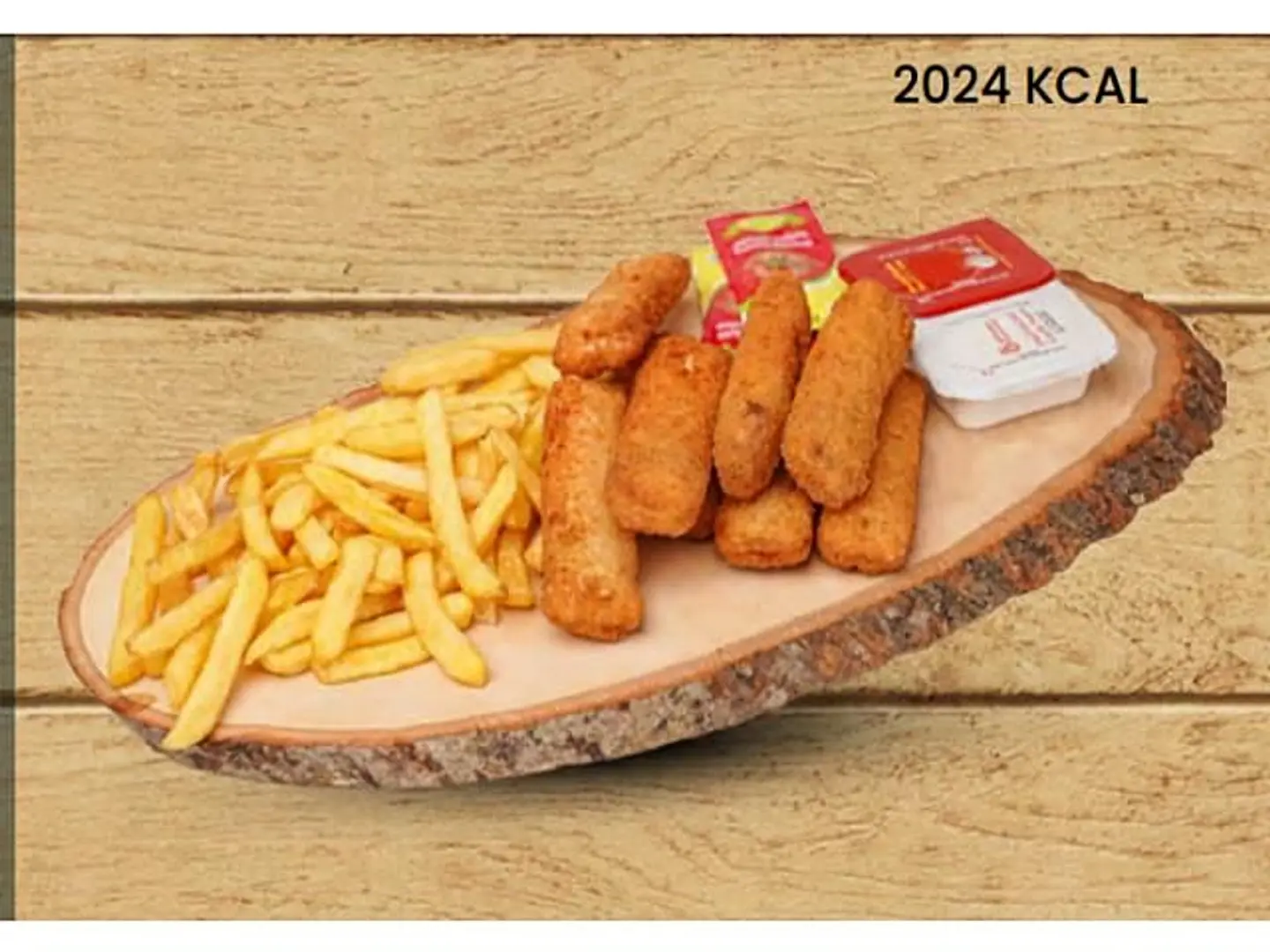 خمس أصابع الدجاج عادي بالتوابل