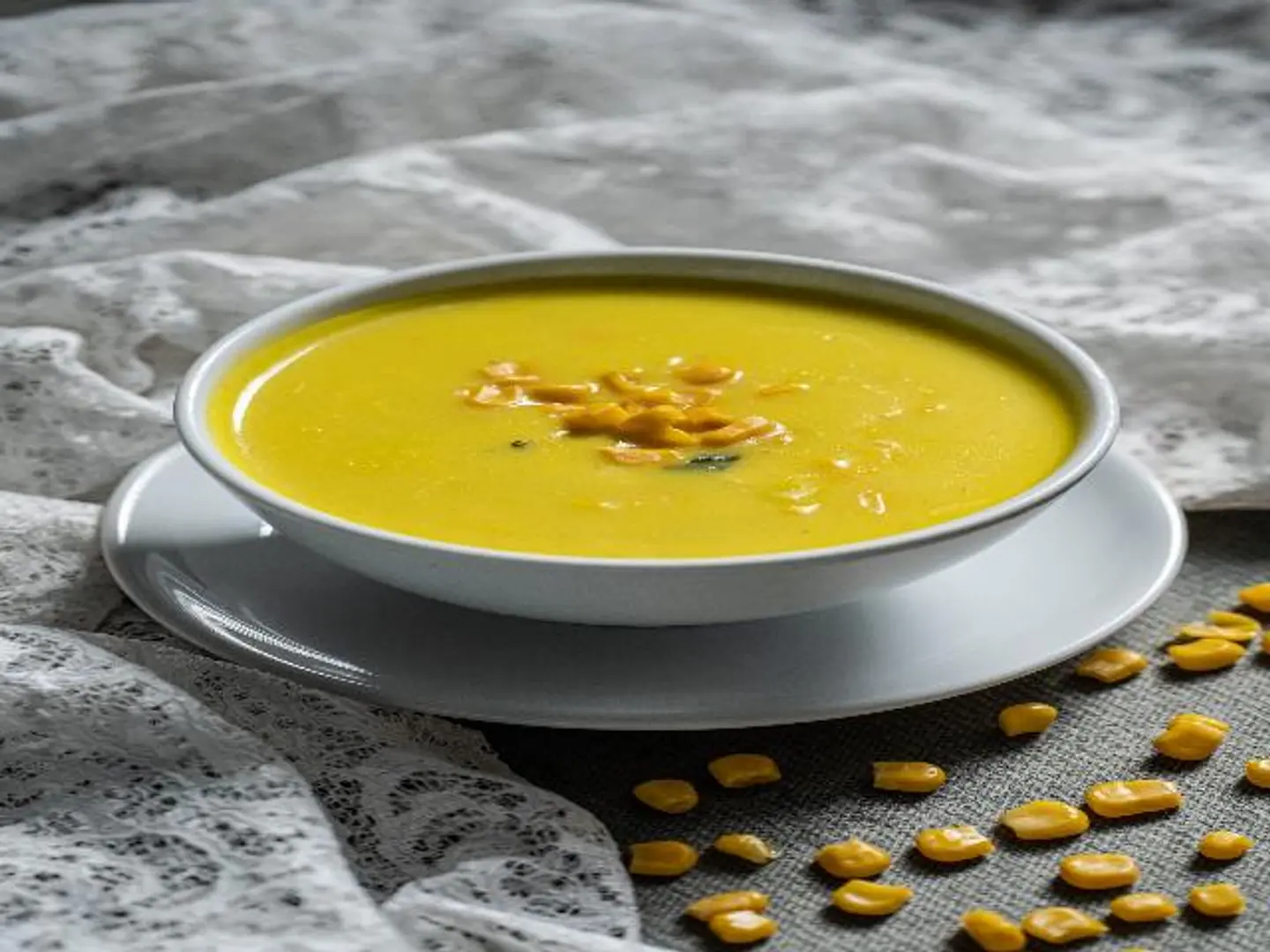 شوربة الدجاج بالذرة