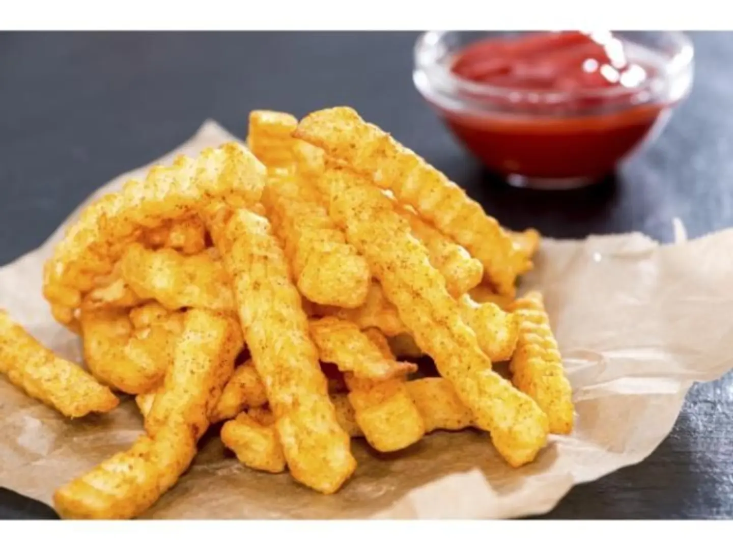 صحن بطاطس وسط