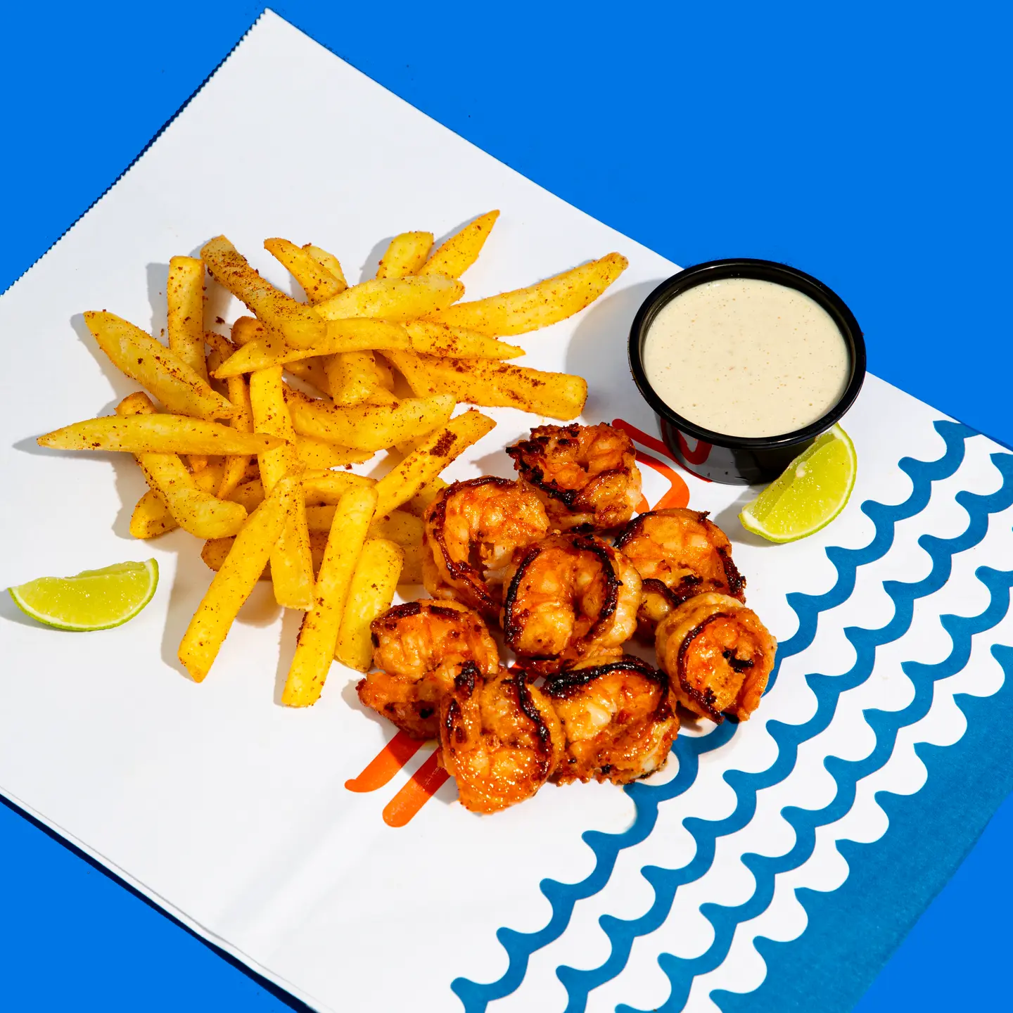 ربع كيلو روبيان مشوي