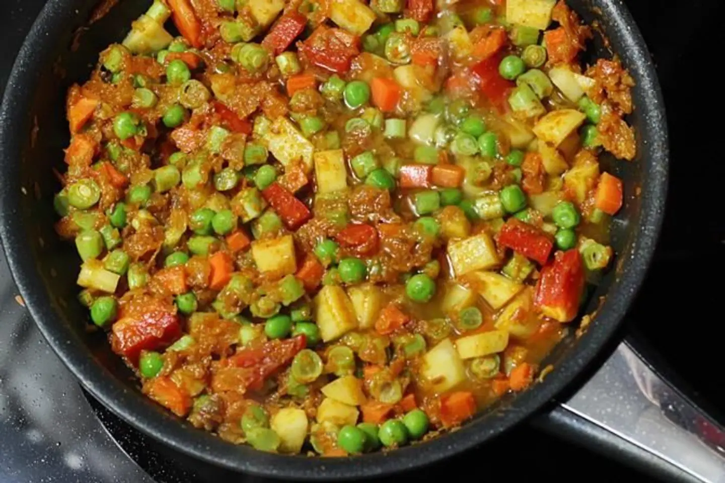 Mix Vegetable With Meat