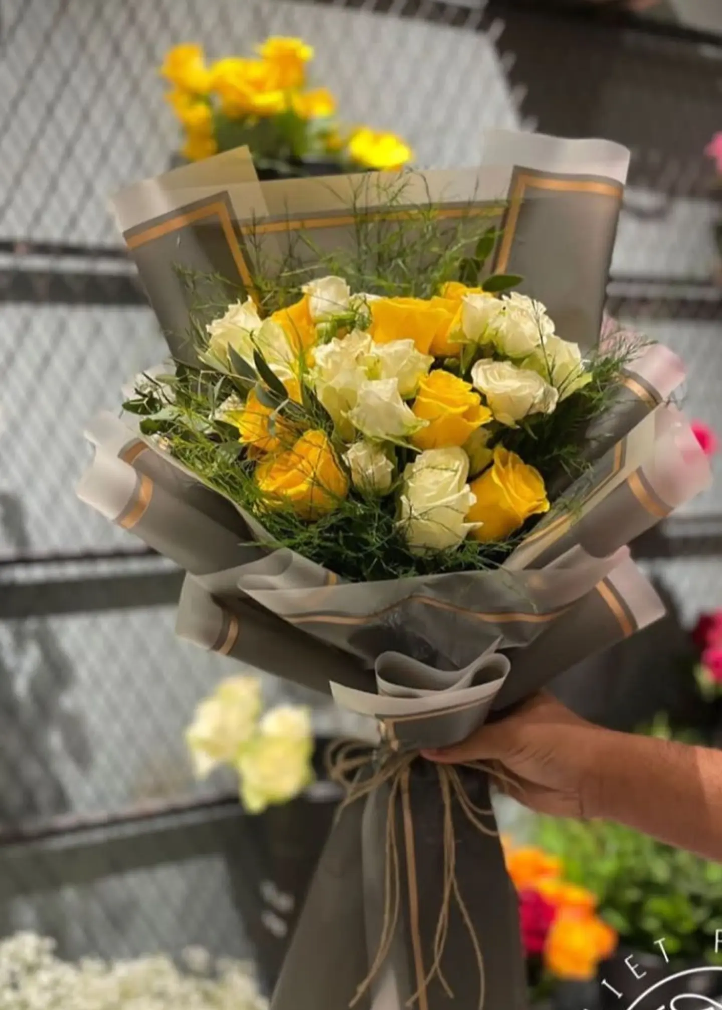 White Juliette Bouquet