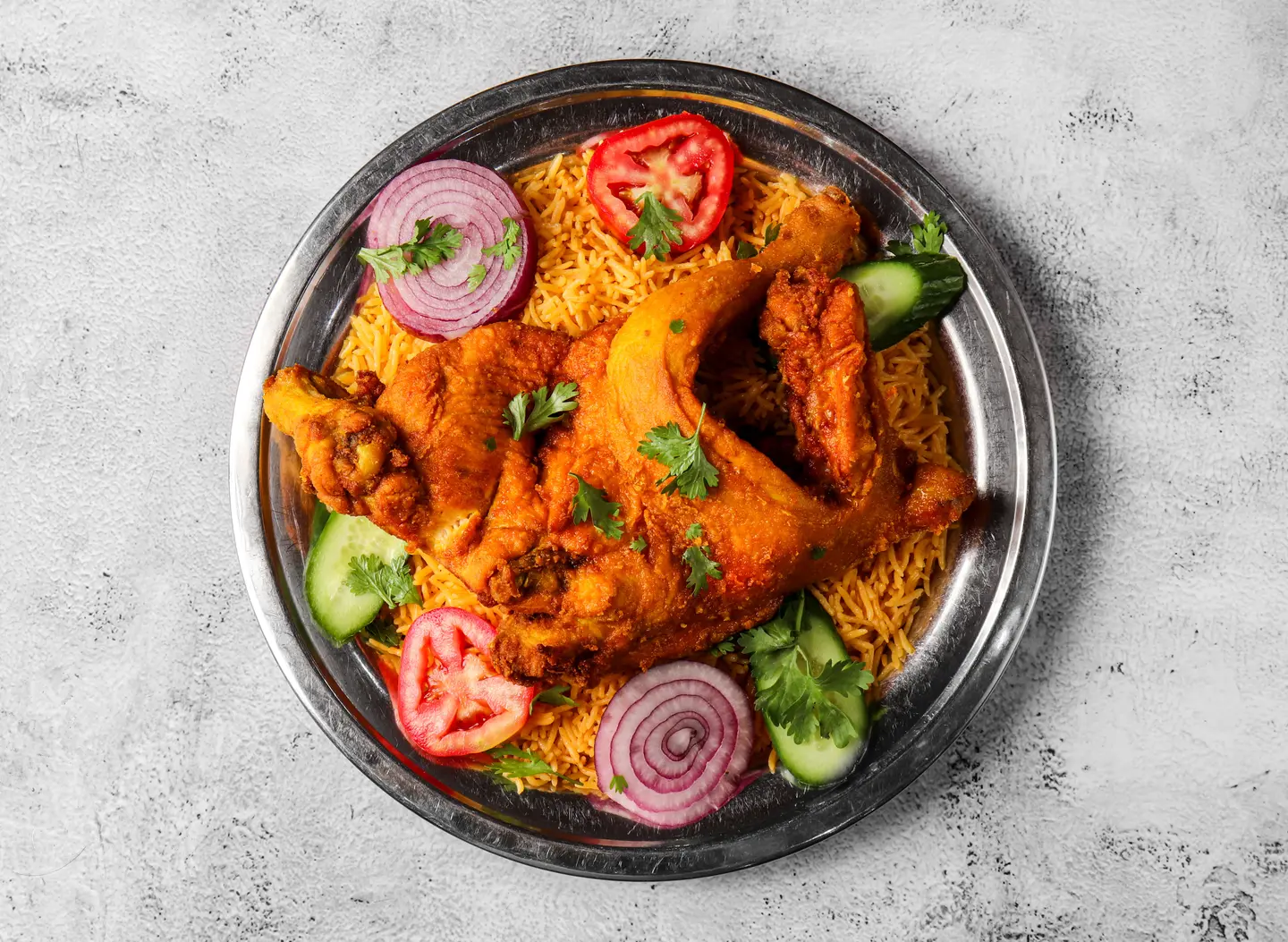 Whole Chicken Fried With Rice