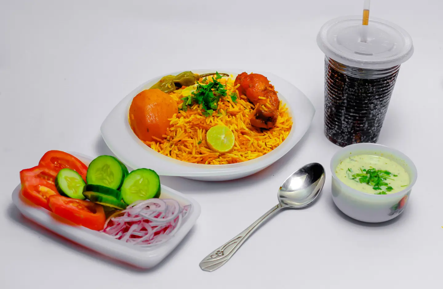 دجاج برياني كبير وجبة