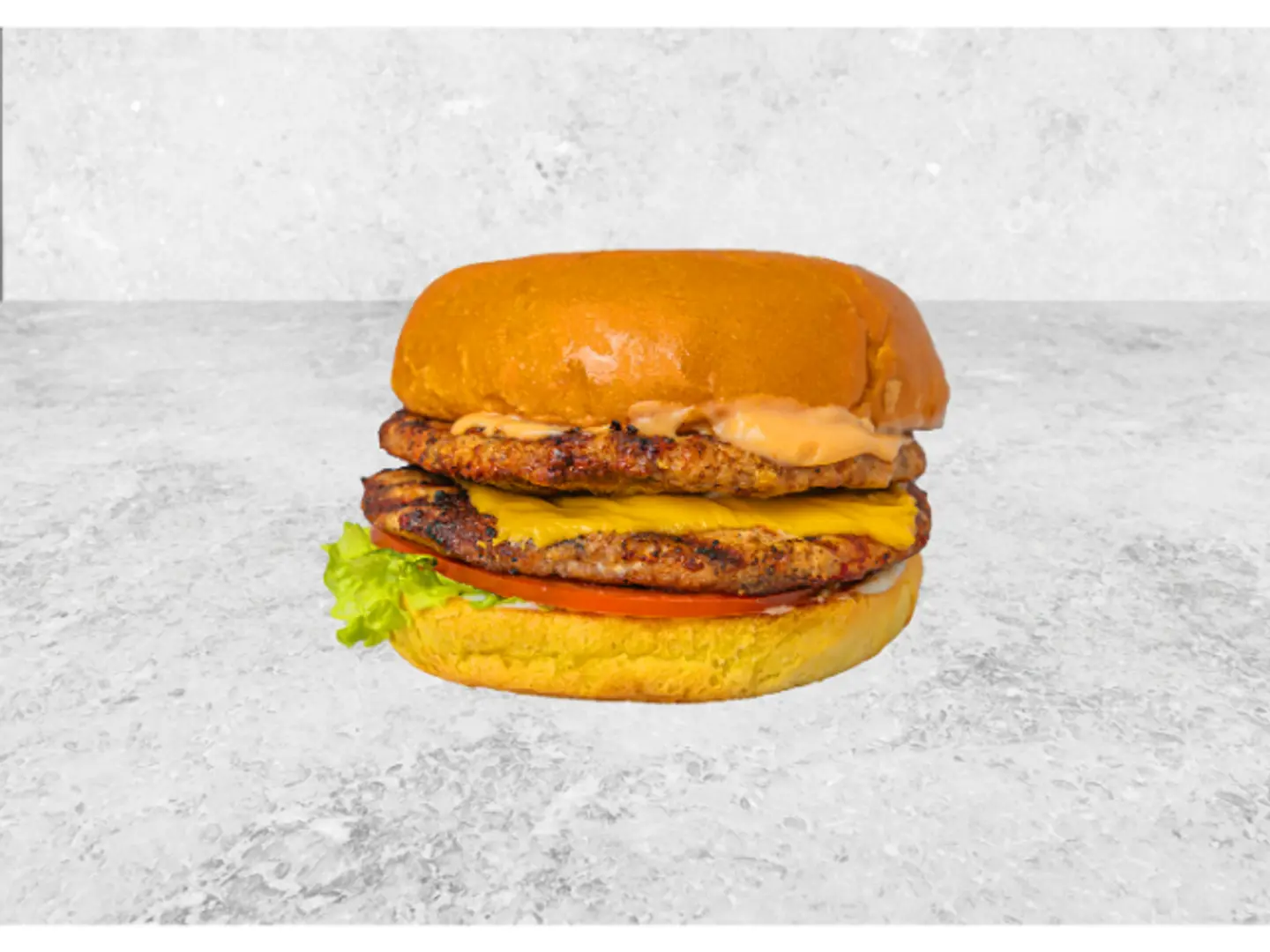 Double Fried Chicken Burger