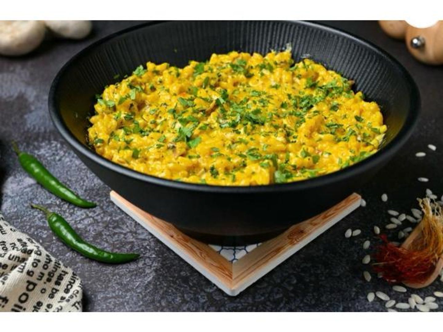 ريزوتو زعفران دجاج