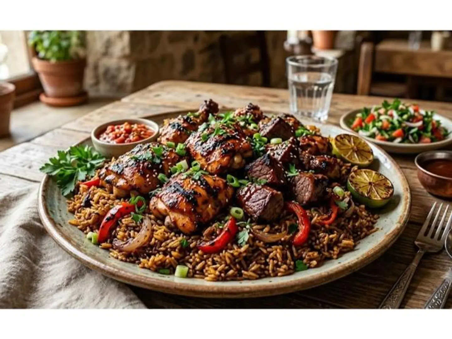 Mixed Bbq Rice