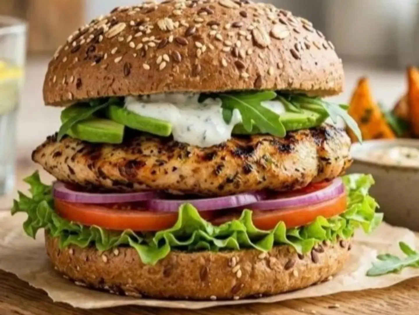 Healthy Chicken Burger