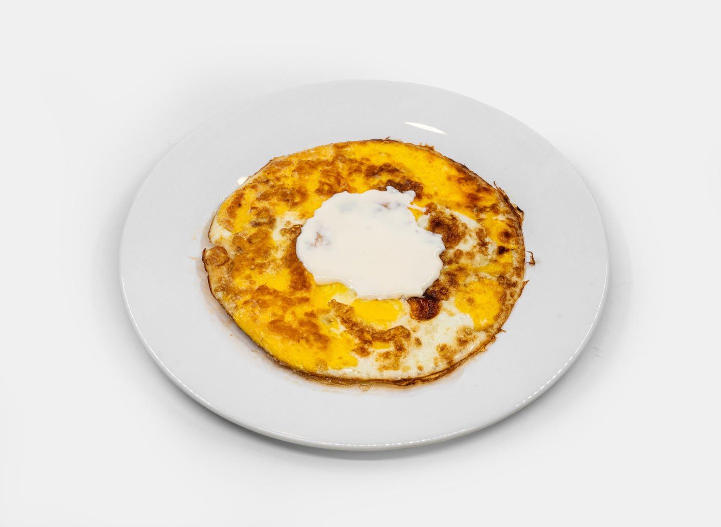 Fried Eggs With Cheese