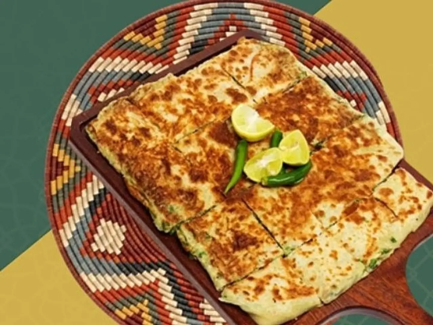 Vegetable Mtabbaq Double