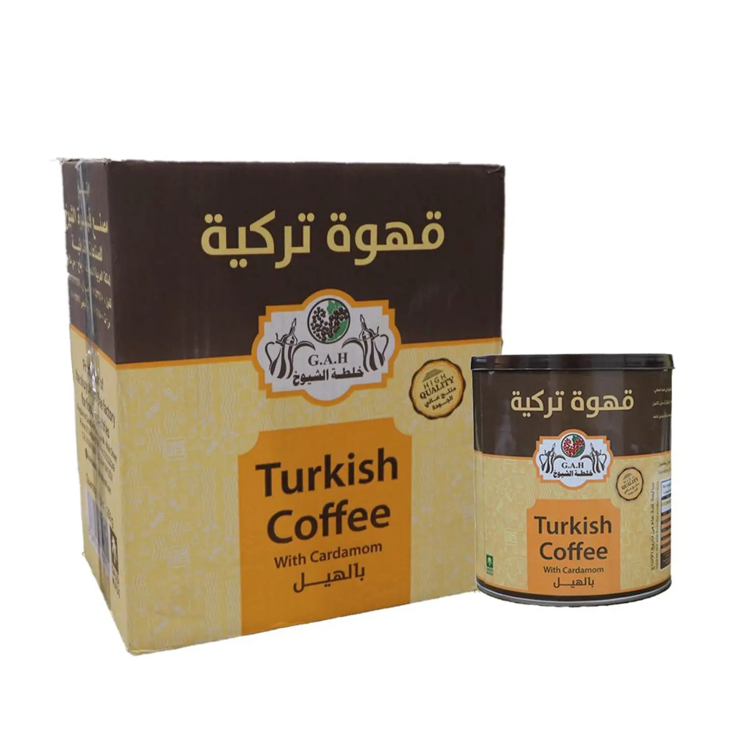 قهوة تركية بالهيل خلطه الشيوخ 12*250ج