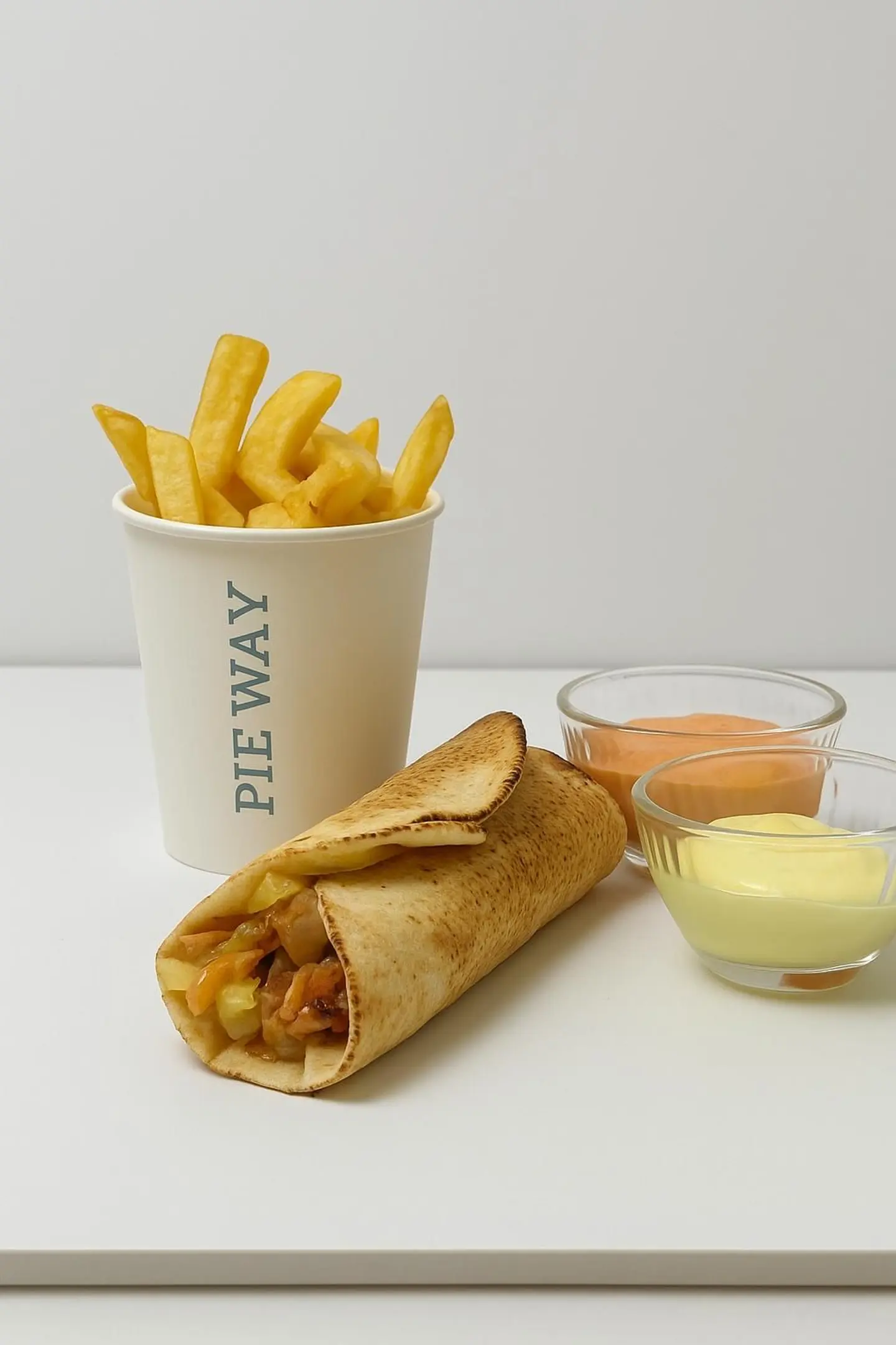 شاورما خبز شامي