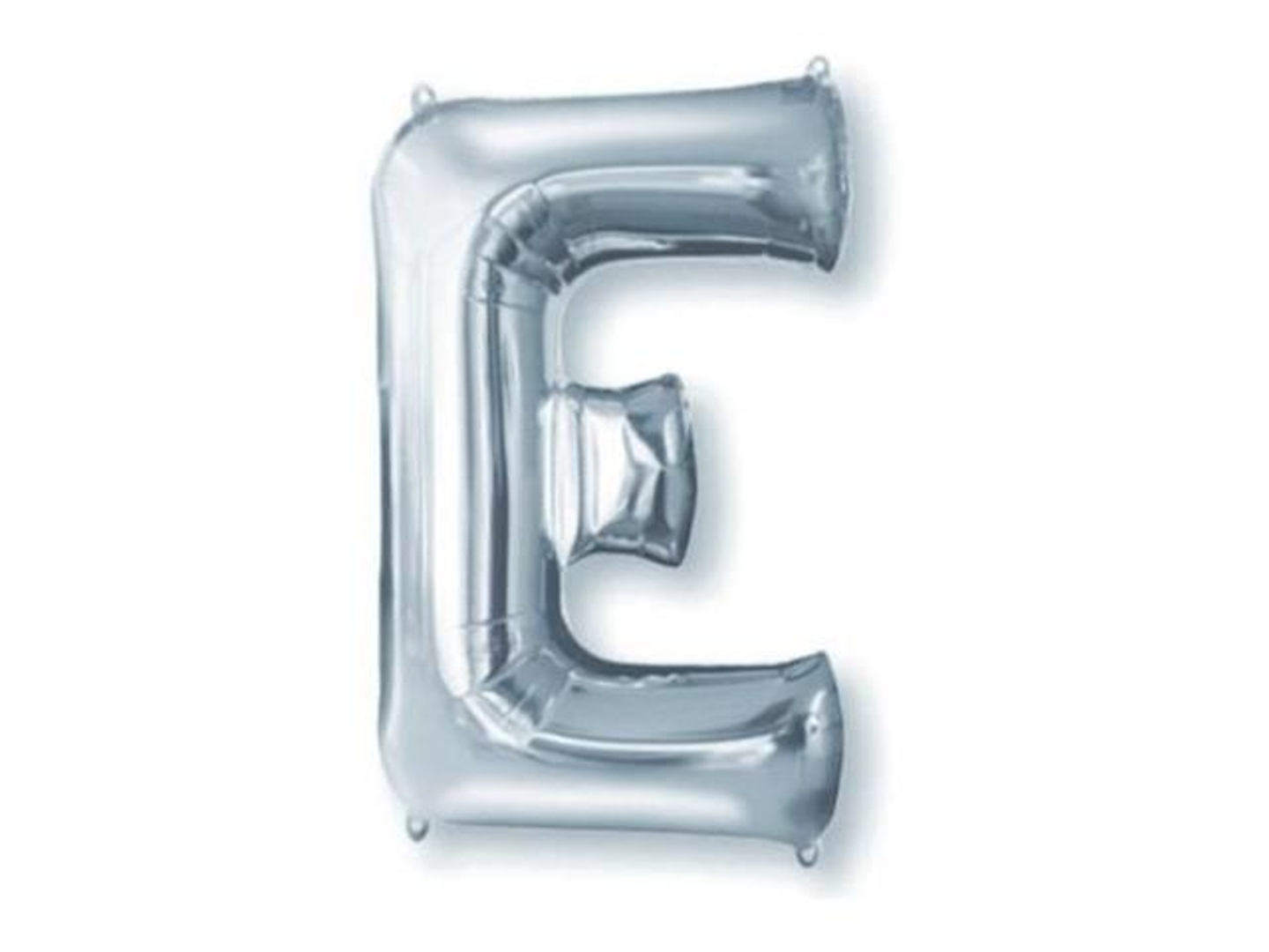 Silver Balloon Letter E