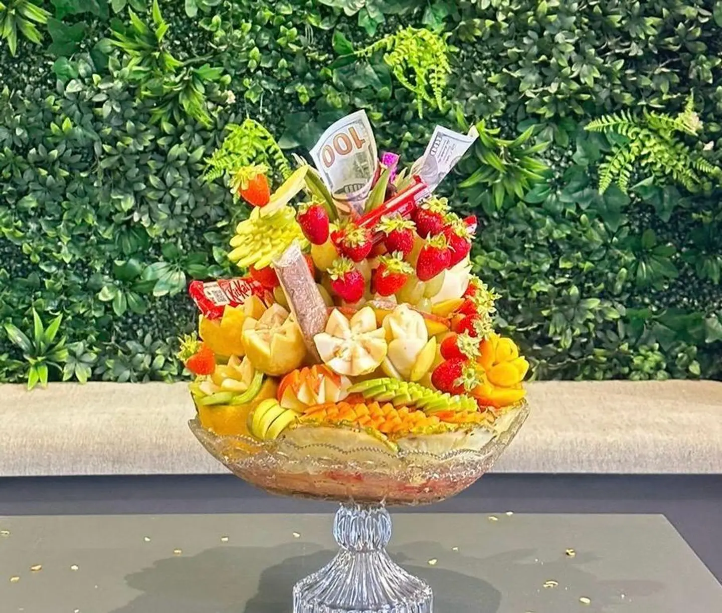 صحن عائلي صغير