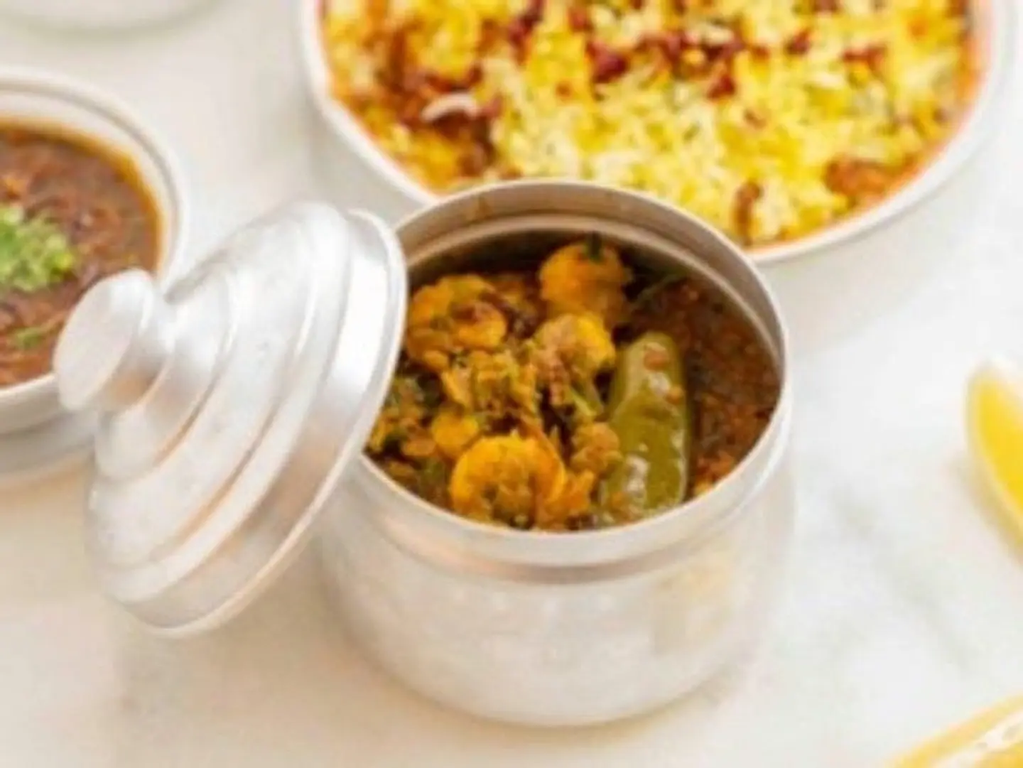 مرق ربيان مع رز