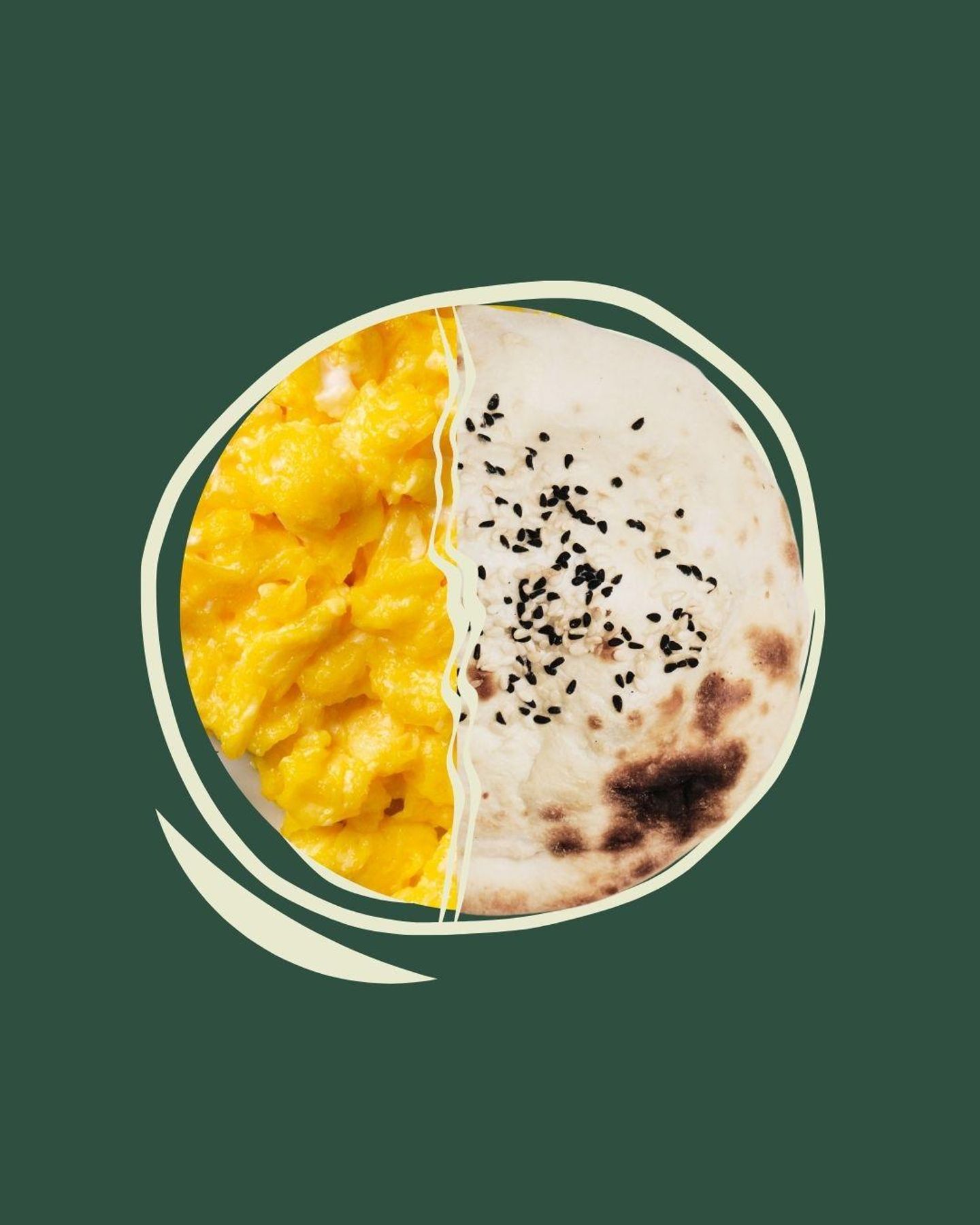 مدور بيض بالجبن