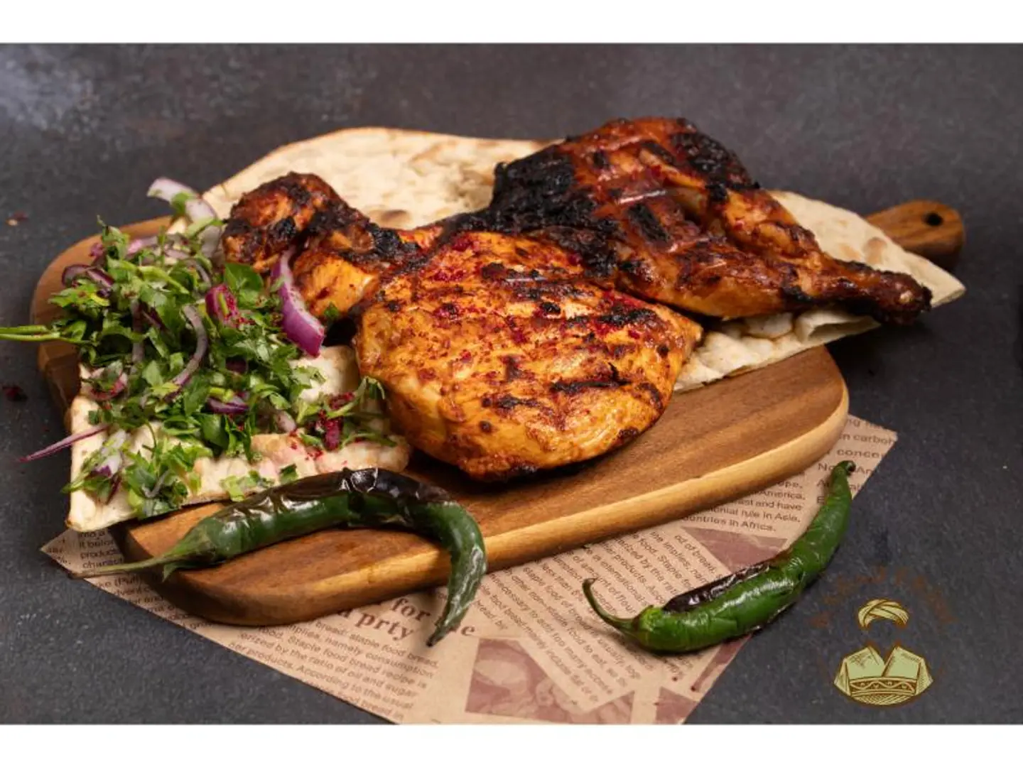 Charcoal Chicken Meal With Rice