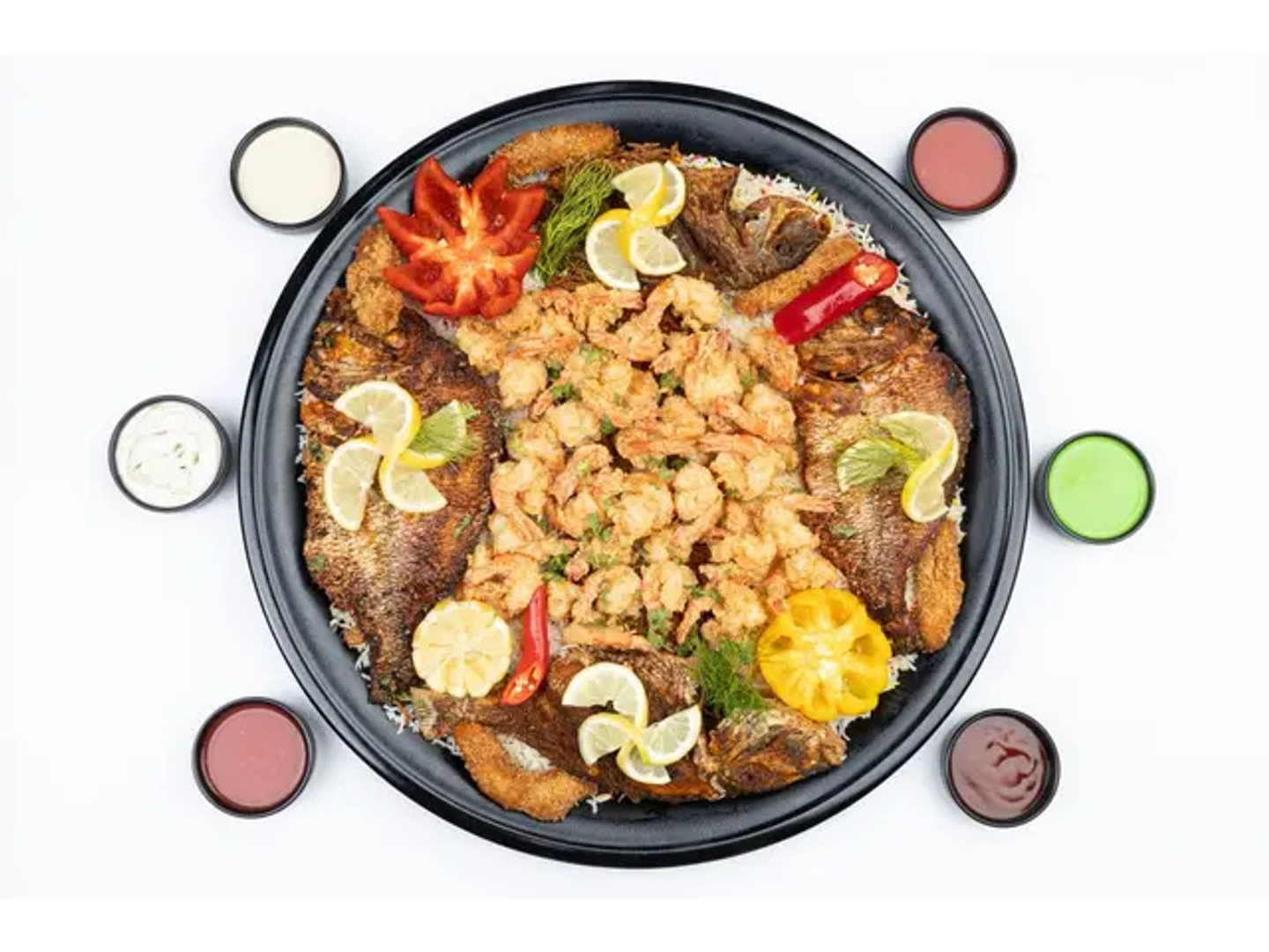 Fish Tray And Butter Shrimp 5 Person